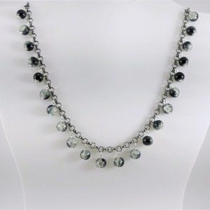 Hematite & Beaded Necklace